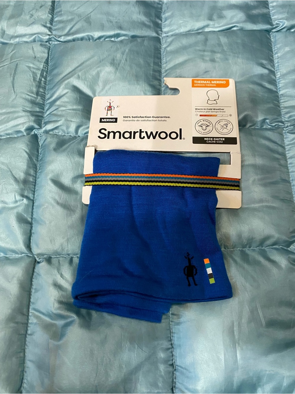 NWT Smartwool Men's Royal Blue Merino Neck Gaiter